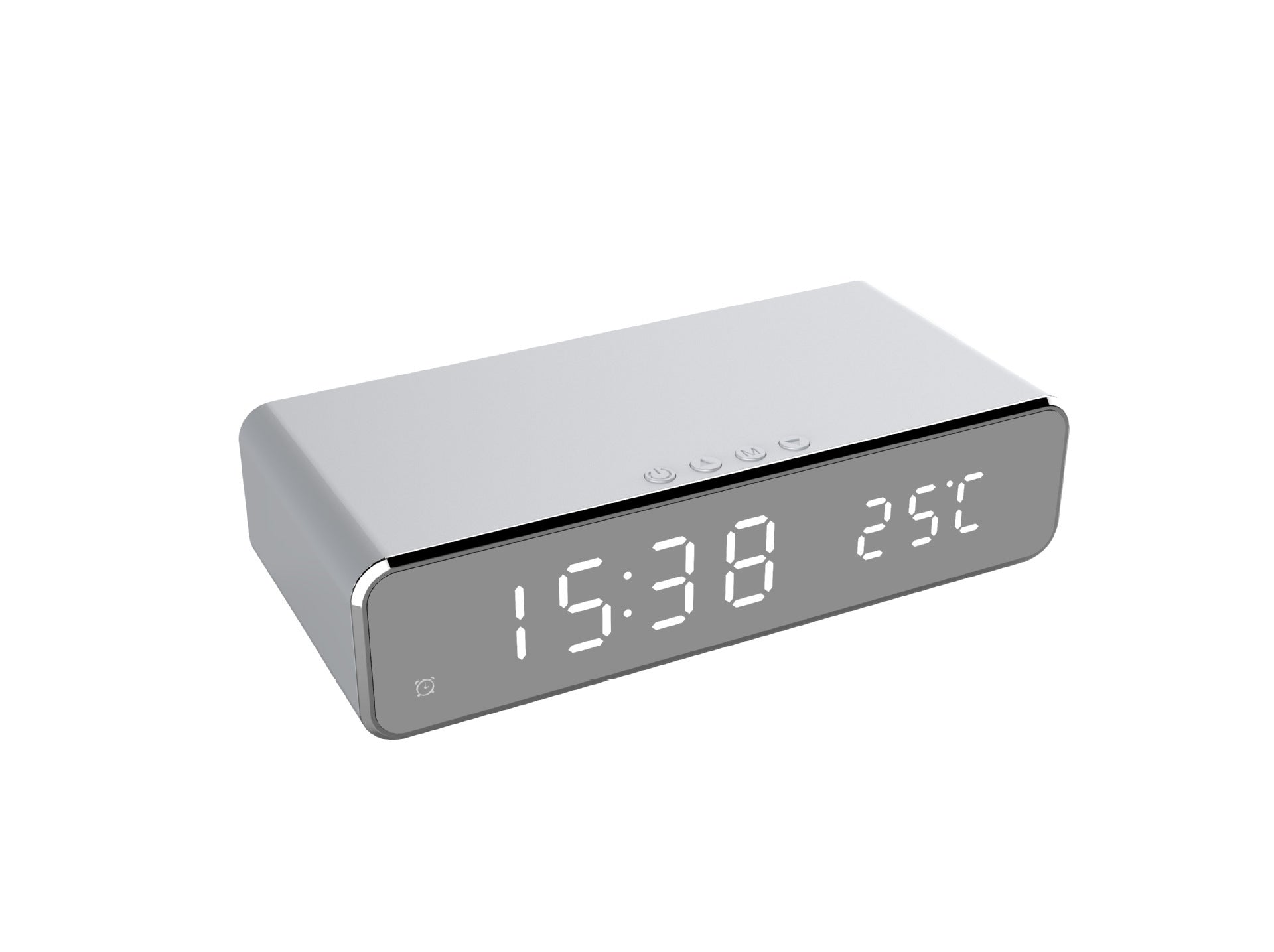 Digital Alarm Clock with Wireless Charger