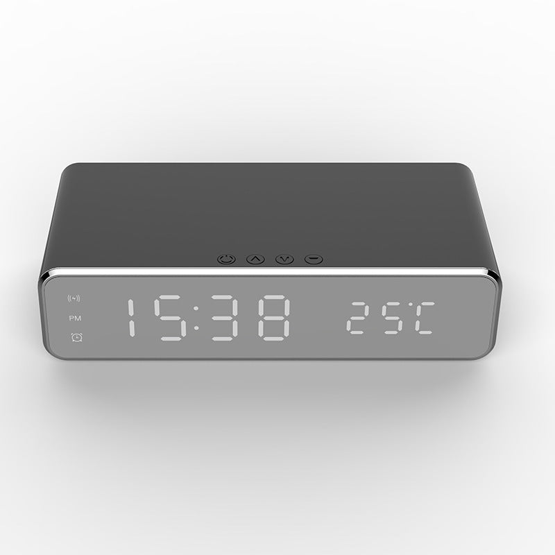 Digital Alarm Clock with Wireless Charger