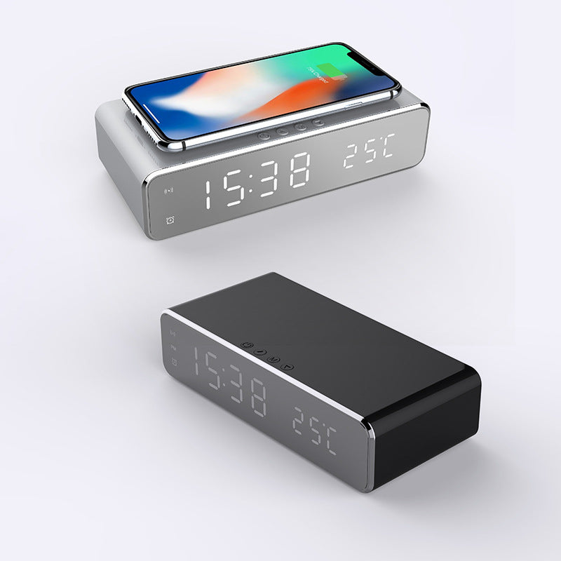 Digital Alarm Clock with Wireless Charger