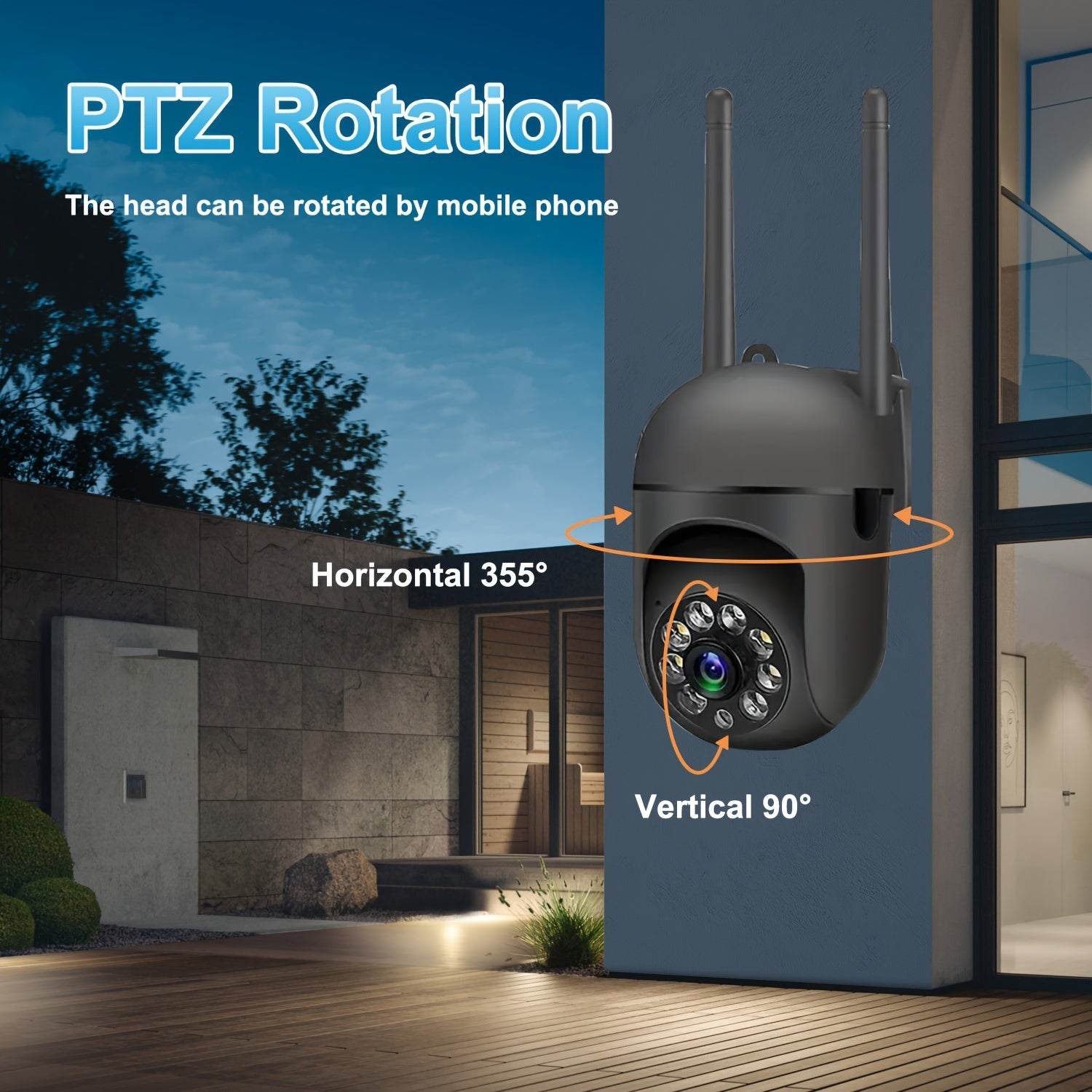 Smart Security Camera (Wireless, Night Vision)