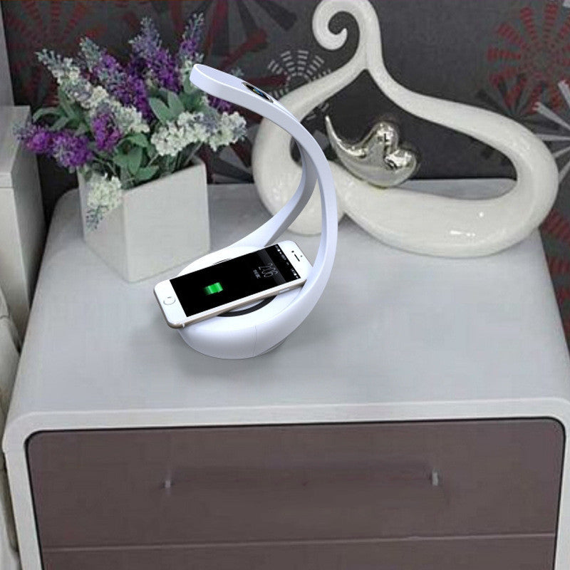 Wireless Charging Desk Lamp (LED + Phone Charger)