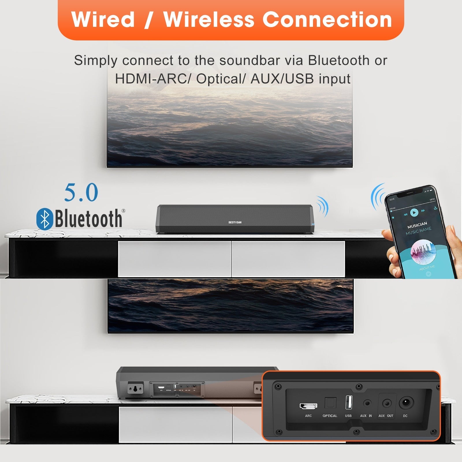 Soundbar for TV (Home Theater Upgrade)