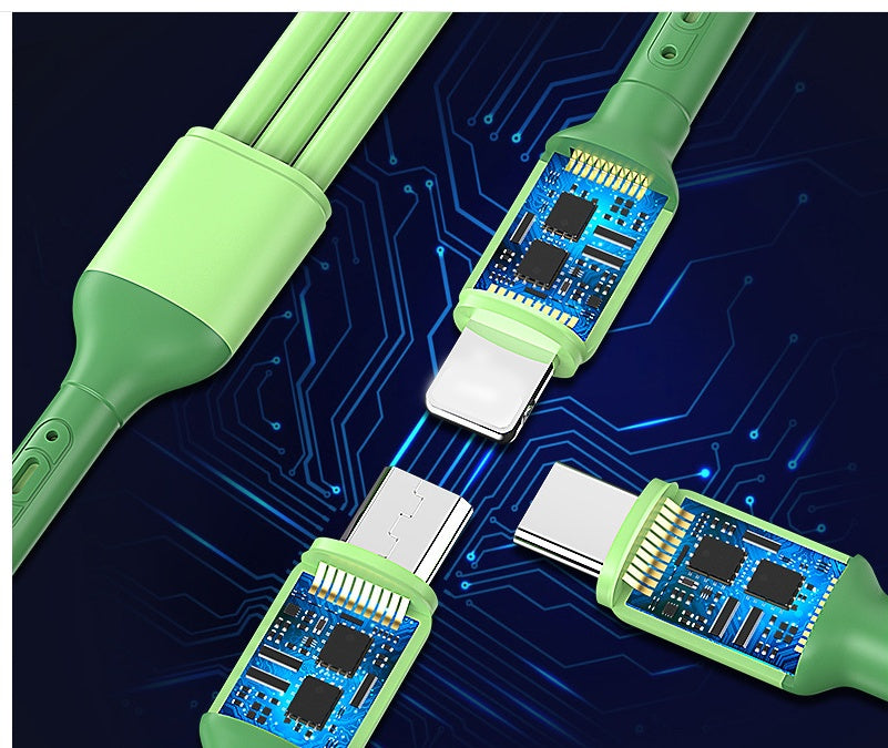 Fast Charging USB-C Cable (3-in-1)