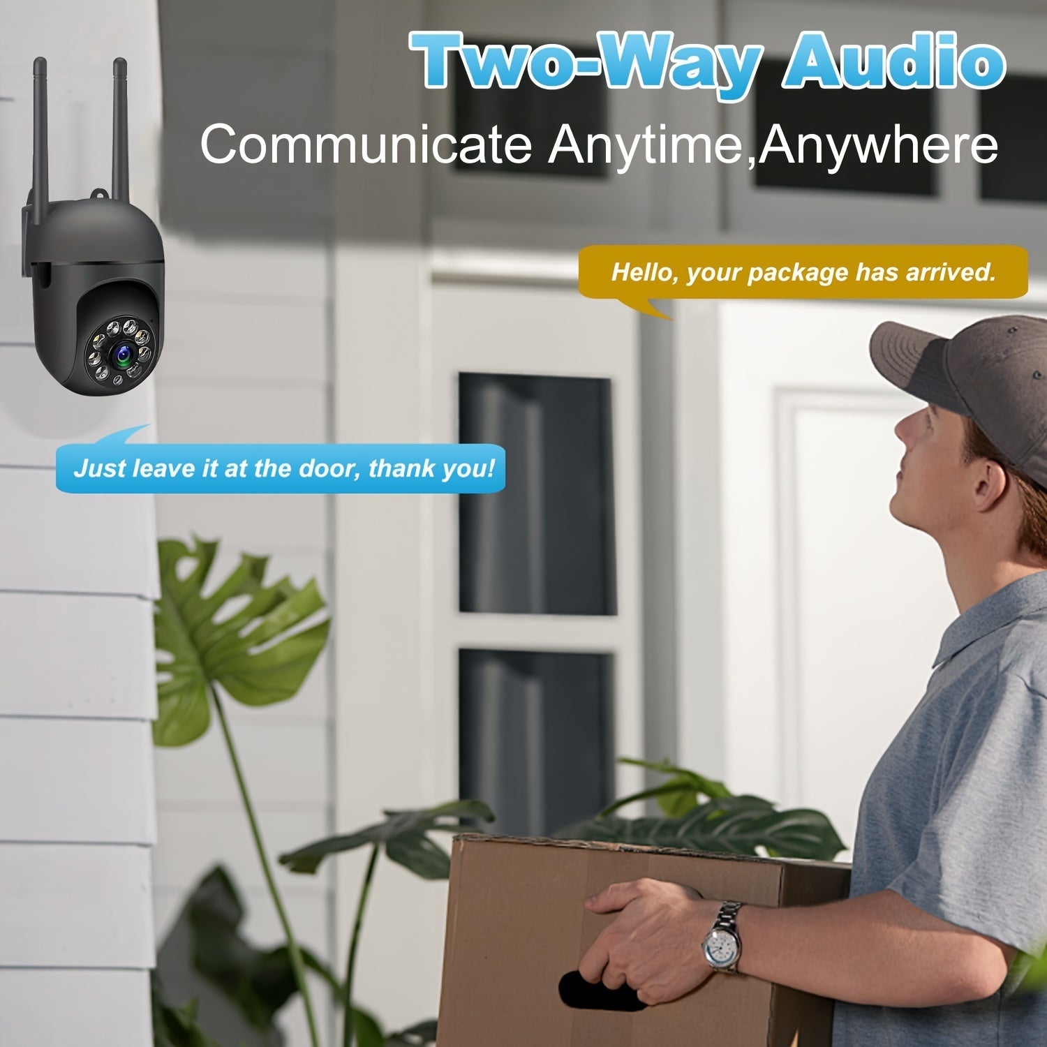 Smart Security Camera (Wireless, Night Vision)